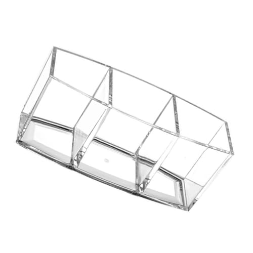 Homoyoyo Transparente Makeup Pinselhalterung Fächer Organizer Kosmetik Aufbewahrungsbox für Damen Mädchen Langlebiger Kunststoff Platzsparend Vielseitig für Beauty Tools und Bürobedarf von Homoyoyo