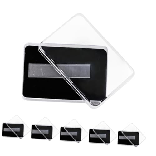 Homoyoyo Transparente Press Nagel Aufbewahrungsbox Acryl Organizer für mit Doppelseitigem Klebeband Tragbar Professionelles Nageldesign Display Geeignet für Mobile Nageltechniker und von Homoyoyo