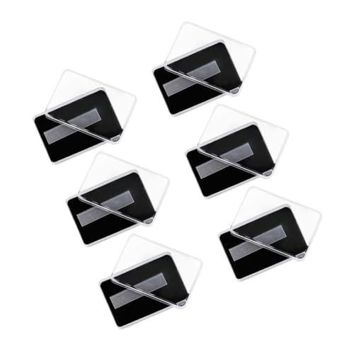 Homoyoyo Transparente Press Nagel Aufbewahrungsbox mit Doppelter Klebebandhalterung Langlebiger Nagel Organizer Koffer für Künstliche Nagelspitzen und Maniküre Zubehör Platzsparende Nail von Homoyoyo