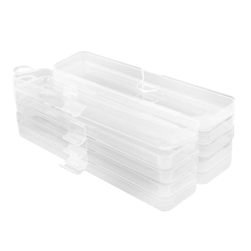Homoyoyo Transparente Tragbare Zahnbürstenbox aus Langlebigem PP Kompakter Behälter mit Versiegeltem Deckel Multifunktional für Reisen und Aufbewahrung von Besteck Schmuck und Kosmetik von Homoyoyo