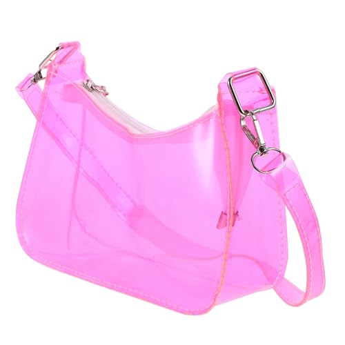 Homoyoyo Transparente Umhängetasche Für Damen Kreative Jelly-like Schultertasche Candy-farben Für Alltag Und Sportveranstaltungen von Homoyoyo