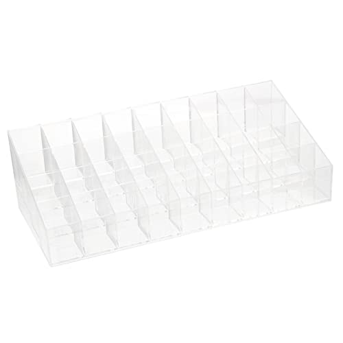 Homoyoyo Transparenter Lippenstift-organizer Für Schreibtisch Lippenstift-aufbewahrungsbox Mit Deckel Platzsparendes Lippenstiftregal Für Schlafzimmer Widerstandsfähiger von Homoyoyo