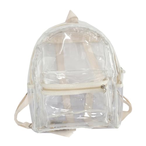 Homoyoyo Transparenter Rucksack Aus Strapazierfähigem Material Praktisch Für Schule Und Reisen Mit Leicht Zugänglichem Design Für Damen Und Herren Vielseitig Einsetzbar von Homoyoyo