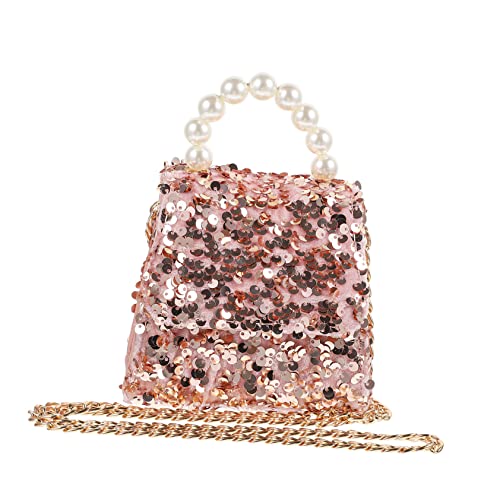Homoyoyo Umhängetasche Junge Mädchen Mit Pailletten Kindertasche Mädchen Leicht Und Robust Geldbörse Schlüssel Kosmetik Karten von Homoyoyo