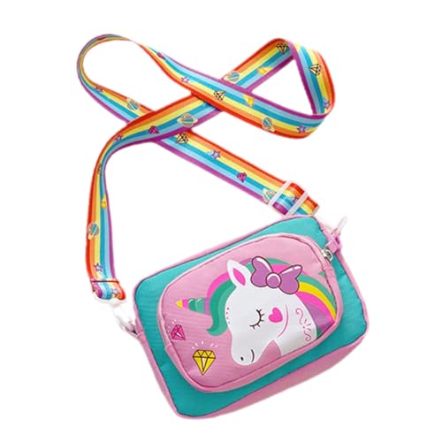 Homoyoyo Einhorn Tasche Mädchen Umhängetasche Junge Mädchen Handtasche Crossbody Oxford Cartoon Design Leicht Tragbar Für Kleinkinder Mädchenhandtaschen von Homoyoyo