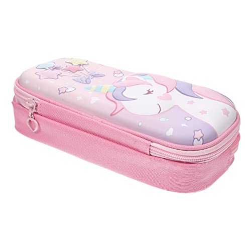 Homoyoyo Unicorn Bleistiftkoffer für Multifunktionales Großes Schreibwarenetui im Niedlichen Einhorn Design Langlebig Leicht für Schule und Aktivitäten von Homoyoyo
