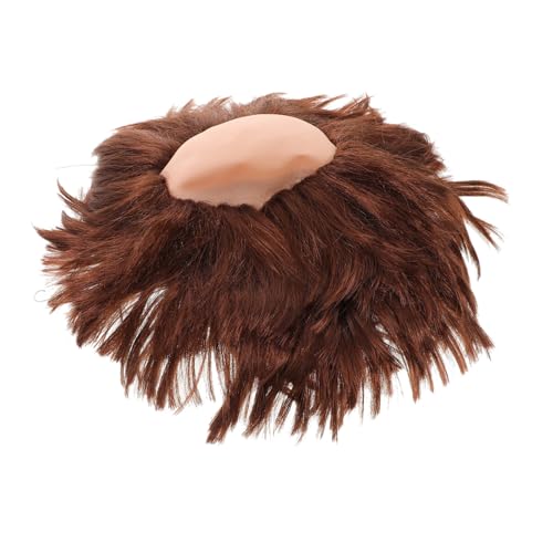 Homoyoyo Verkleiden Sie Einen Kahlen Hut Glatze Halloween Halloween-glatze Glatzkopfmütze Glatze Für Damen Glatzkappen-stütze Kleines Kahles Kappen-make-up Hochtemperaturdraht Coffee von Homoyoyo