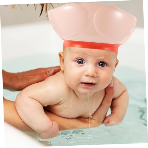 Homoyoyo Verstellbare Waschhaube Ohrenschutz Shampoo Schutz Leichtes Hautfreundliches Material Für Junge Mädchen und Kleinkinder Badehut Badekappe von Homoyoyo