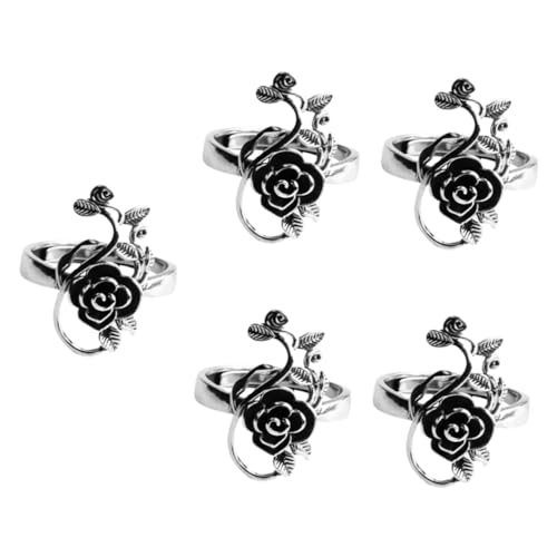 Homoyoyo Verstellbarer Retro Rosenring Für Damen – Vintage Blumenring - Offenes Design - Ideal Als Statement Schmuck Für Besondere Anlässe Und Stilvolle Auftritte Homoyoyo Verstellbarer Retro Rosenring Für Damen – Vintage Blumenring - Offenes Design - Ideal Als Statement Schmuck Für Besondere Anlässe Und Stilvolle Auftritte von Homoyoyo