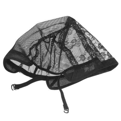 Homoyoyo Verstellbares Elastisches Perückennetz für Damen Leichtes Haarnetz für Verschiedene Frisuren Rutschfester Netz Perückenkopf für Cosplay Make Up und Alltag Schwarzes Zubehör von Homoyoyo