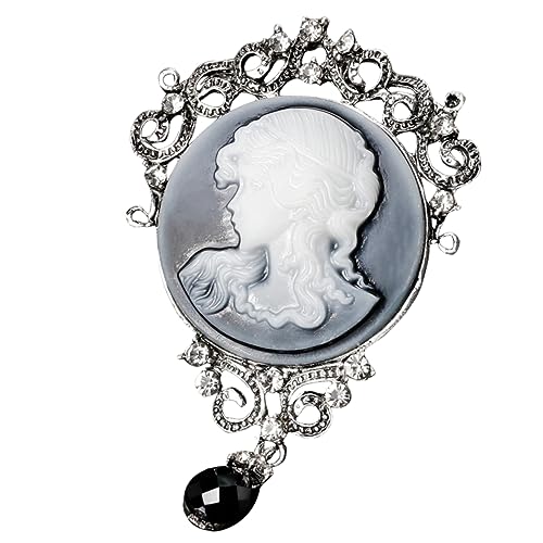 Homoyoyo Viktorianische Brosche Pin für Damen Vintage Anstecknadel Metall Schmuck für Hut Schal und Kragen Geburtstagsgeschenk für Frauen von Homoyoyo