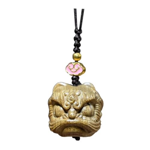 Homoyoyo Löwenstatue Anhänger Vintage Löwenfigur Schlüsselbundanhänger Kreativer Telefon Anhänger Einzigartige Deko Accessoires von Homoyoyo