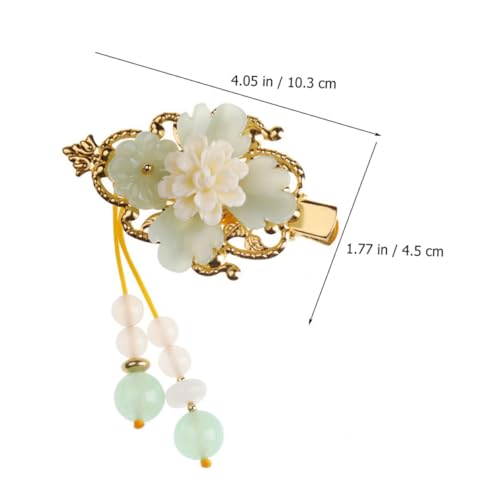 Homoyoyo Vintage Blüten Haarklammern aus Langlebigem Glasmaterial Klassische Haarspangen für Damen Dekorative Haarschmuck für Pferdeschwanz Flechtfrisuren und Besondere Anlässe von Homoyoyo