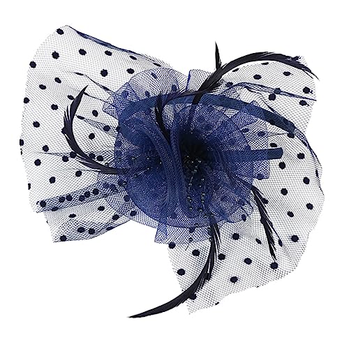 Homoyoyo Vintage Blumen Fascinator Hut Mit Schleier Und Haarkranz Elegante Kopfbedeckung Für Partys Hochzeiten Und Festivals von Homoyoyo
