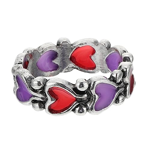 Homoyoyo Vintage Herzförmiger Finger Für Frauen Und – Bunter Pinky Und Pointer - Knuckle Und Daumenring - Ideal Als Liebeserklärung Für Paare Homoyoyo Vintage Herzförmiger Finger Für Frauen Und – Bunter Pinky Und Pointer - Knuckle Und Daumenring - Ideal Als Liebeserklärung Für Paare von Homoyoyo
