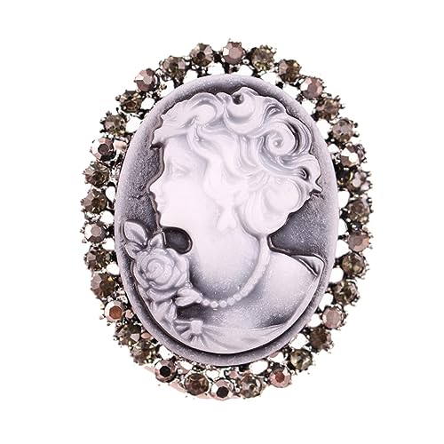 Homoyoyo Vintage-brosche Mit - Und Antike Damenbrosche Silberne Brosche Im Vintage-stil Als Geschenkidee Für Weihnachten Oder Hochzeit von Homoyoyo