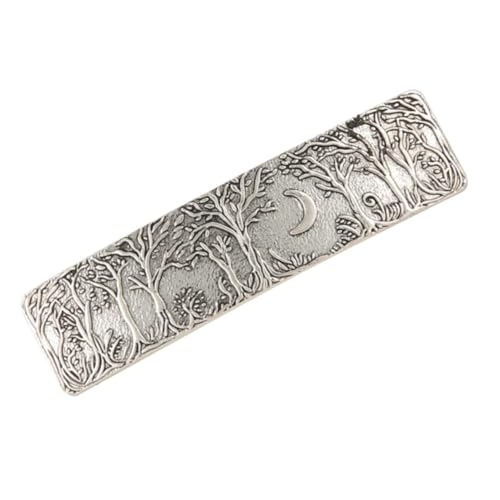 Homoyoyo Vintage Metall Haarklammer Mondmuster Haarschmuck Damen Hair Barrette Haarnadel Langlebig Dekorativ von Homoyoyo