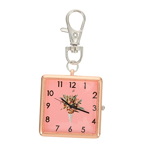 Homoyoyo Lovely Key Chain Pocket Watch Kreative Und Stilvolle Taschenuhr Für Schüler Und Krankenschwestern Präzise Zeitmessung Leicht Und Tragbar Für Schule Und von Homoyoyo