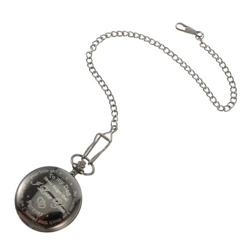 Homoyoyo Elegante Vintage-taschenuhr Quarzuhr Für Papa Retro-halskettenuhr Konstruktion Perfektes von Homoyoyo