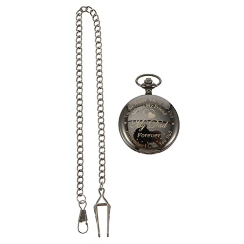 Homoyoyo Hängende Taschenuhr Mit Quarzwerk Schlichtes Buchstabenmuster Details Gute Lesbarkeit Praktische Uhr von Homoyoyo