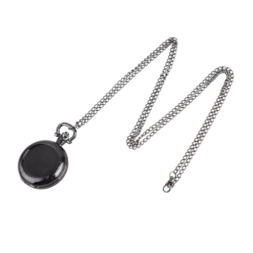 Homoyoyo Vintage Retro Taschenuhr Anhänger Halskette für Damen und Herren Kreative Taschenuhr Kette Funktionale Uhr für Alltag und Partys Elegantes Design für Familie und Freunde von Homoyoyo