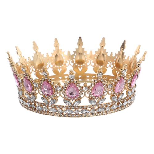 Homoyoyo Vintage Tiara Krone Für Frauen, Krone Damen Haarschmuck Hochzeit Hochzeit Vintage Tiara für Frauen Kostüm Party Haarschmuck Prinzessin Geburtstagskrone Kristall Brautkrone von Homoyoyo