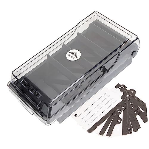 Homoyoyo Visitenkartenhalter aus Dickem Material Kompakte und Kartenbox zur Organisation von Geschäftskarten Anrufkarten und Notizen für Büro Schule und Zuhause von Homoyoyo