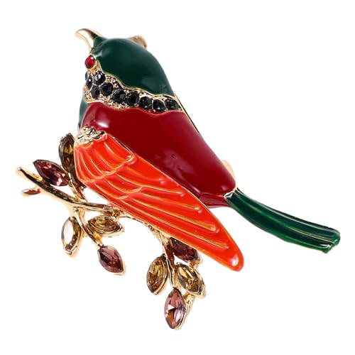 Homoyoyo Vogelbrosche Mit Strass Zinklegierung Für Damen Tierbrosche Brosche in Vogelform Flügel-anstecknadel Hochzeitsschmuck Accessoire Für Mäntel Und Jacken von Homoyoyo