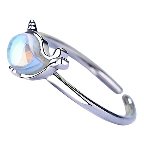 Homoyoyo Wal Offener Ring für Damen Verstellbarer Fingerring Hochwertigem Süßes Tierdesign für Partys an Freundinnen Leicht Hautfreundlich von Homoyoyo