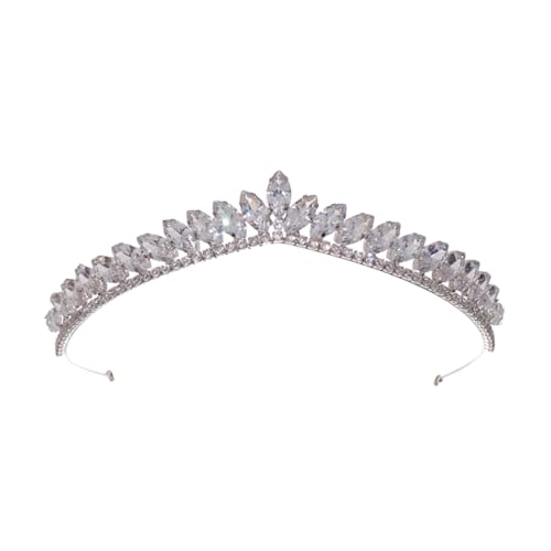 Homoyoyo Wasserdichter Strass Haarreif mit Gepolstertem Diadem Funkelnder Brautschmuck für Hochzeit und Festliche Anlässe Eleganter Damen Haarschmuck mit Kristallverzierung von Homoyoyo