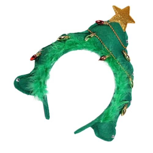 Homoyoyo Weihnachtsbaum Haarband Festliches Stirnband Mit Glitzer Für Partys Cosplay Und Anlässe Bequem Leicht Und Elegant Für Weihnachten Und Feierlichkeiten von Homoyoyo