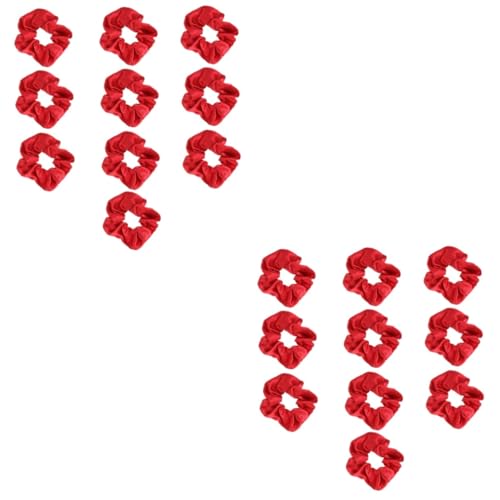 Homoyoyo Weihnachts-Haarband Aus Satin - Elastische Scrunchies Aus Weicher Seide Perfekte Haarbänder Für Und Mädchen Ideal Für Weihnachten Neujahr Und Festliche Anlässe von Homoyoyo