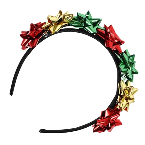 Homoyoyo Weihnachtsstirnband Mit Schleife Haarreif Für Weihnachten Damen Stirnband Mit Weihnachtsschleife Haarband Für Festivals Weihnachts Haar Accessoire von Homoyoyo