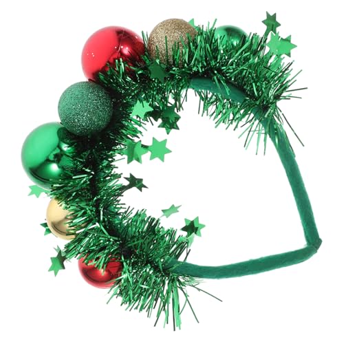 Homoyoyo Weihnachtsstirnband Haarband Hängende Weihnachtsverzierung Weihnachtsstirnbänder Für Weihnachtshaarspangen Weihnachten Kopfbedeckung Zubehör Für Weihnachtsfeiern Rot Plastik von Homoyoyo