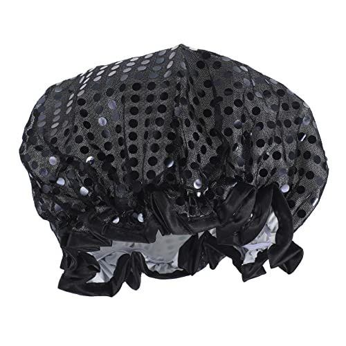 Homoyoyo Wiederverwendbare Duschhaube Große Elastische Duschkappe Wasserdichte Bademütze Für Frauen Und Mädchen Für Reisen Und Hautpflege-routine Tragbar Und Leicht von Homoyoyo