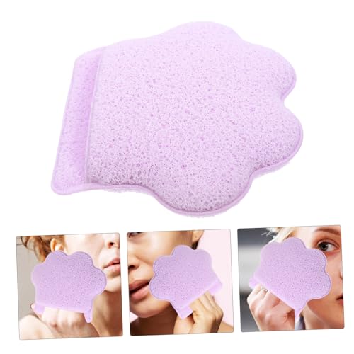 Homoyoyo Wiederverwendbarer Gesichtsreiniger Gesichtsschwamm mit Starkem Peeling Multifunktionaler Make Up Entferner Weich und Kompakt Beauty Tool für Sanfte Hautreinigung Zuhause und von Homoyoyo