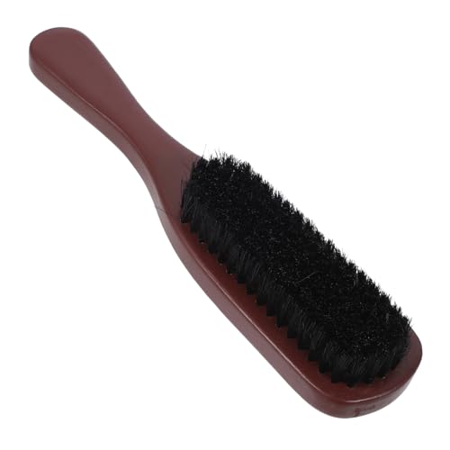 Homoyoyo Wildschweinborsten Haarbürste für Männer mit Holzgriff Entwirrt Schonend Lockiges und Welliges Haar Vielseitige Bartpflegebürste Strapazierfähige Stylingbürste für Glattes von Homoyoyo