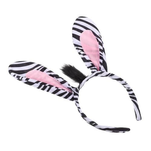 Homoyoyo Zebra Ohr Stirnband Für Damen Und Mädchen Cosplay Party Haarreifen Mit Tierischen Ohren Für Kostümpartys Halloween Und Karneval Macht Jeden Look Zum Hingucker von Homoyoyo