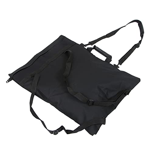 Homoyoyo Aufbewahrungstasche Für Zeichen Und Malbretter wasserdichte Canvas-Tasche Werkzeug-Tragetasche Schwarz Mit Reißverschluss Platz Für Skizzenpapier Stifte Farben Und Bücher von Homoyoyo