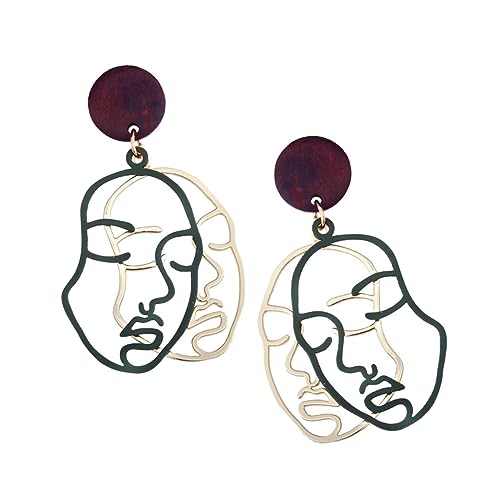 Homoyoyo modischer Ohrentropfen ohrringe kreativer Ohrschmuck Ohrring Mädchen Ohrstecker attraktiver langer Ohrring weiblicher Ohrschmuck Legierung Green Homoyoyo modischer Ohrentropfen ohrringe kreativer Ohrschmuck Ohrring Mädchen Ohrstecker attraktiver langer Ohrring weiblicher Ohrschmuck Legierung Green von Homoyoyo