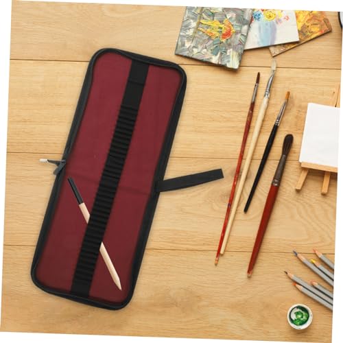 Homoyoyo Canvas Bleistifttasche Mit Großer Kapazität Falttasche Aus Leinwand Für Zeichnungen Und Farb-stifte Lagerungstasche Für Zeichenstifte von Homoyoyo