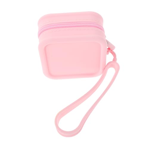 Homoyoyo wasserdichte Kleine Make up Tasche aus Silikon Multifunktionale Kosmetiktasche und Münzbeutel Leichter Reise kulturbeutel für Frauen Kompakter Organizer mit Großem von Homoyoyo