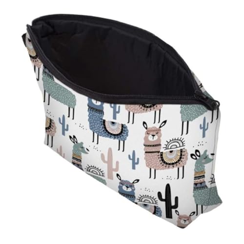 Homoyoyo wasserdichte Kosmetiktasche mit Kreativem Digitaldruck Multifunktionaler Damen Kulturbeutel für Reisen und Alltag Leichter Langlebiger Make Up Organizer mit Großem von Homoyoyo