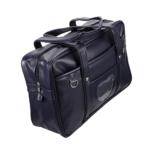 Homoyoyo wasserdichte Unisex PU Uniformtasche Japanischer Stil Schultertasche Handtasche für Schule und Arbeit mit Strapazierfähigem Riemen und Geräumigem Design als Computer und von Homoyoyo