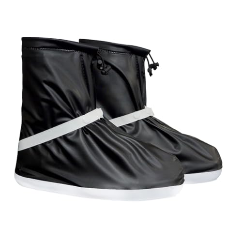 Homoyoyo wasserdichte rutschfeste PVC Schuhüberzüge mit Verschleißfester Sohle Strapazierfähiger Regenüberzieher für Herren und Damen Wasserfester Schuhschutz für Nasse Tage von Homoyoyo