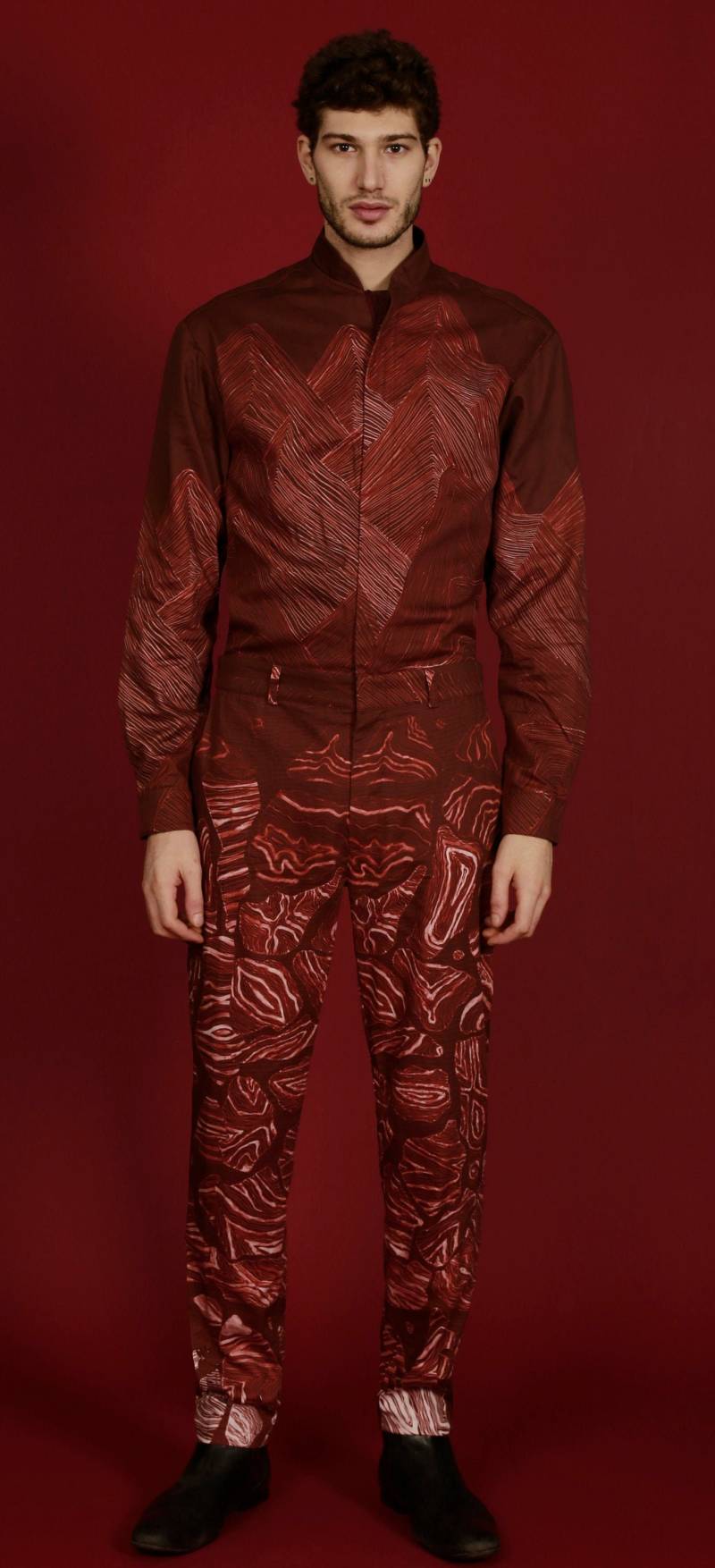 Maßgeschneidert Nach Ihren Wünschen, Herren Schwarzer Minimal Jumpsuit Maßgeschneidert Nach Ihren Wünschen, Herren Schwarzer Minimal Jumpsuit von HomsArthaus
