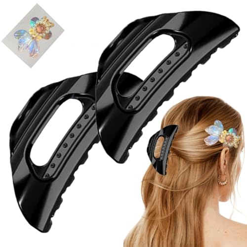 Der Cozy Clip, Bequeme Haarklammer for Dickes Frauenhaar, Starke Und Flexible Haarnadel Mit Starkem Halt Im Französischen Stil for Das Tägliche Styling, Ultraleicht, Rutschfest, For Einfachen Halt von Homtrator