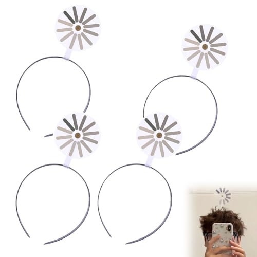 Kreatives Stirnband/Haarnadel „Loading“, Auffälliges Haar-Accessoire, Lustiges Rotierendes Laden Der Haarnadel Für Frauen Und Männer, Party-Dekor Im Abstrakten Kunststil von Homtrator