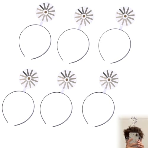 Kreatives Stirnband/Haarnadel „Loading“, Auffälliges Haar-Accessoire, Lustiges Rotierendes Laden Der Haarnadel Für Frauen Und Männer, Party-Dekor Im Abstrakten Kunststil von Homtrator