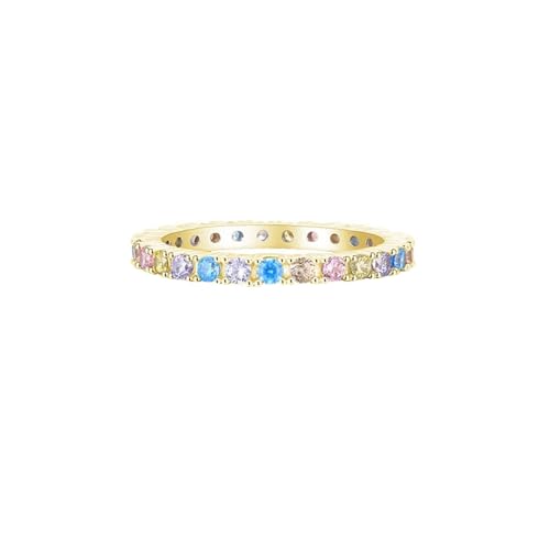 Homxi Eheringe Ringe Gold Damen 14 Karat, Rund mit Zirkonia, Damen Ringe Verlobungsring Gold Gr. 63 (20.1) von Homxi